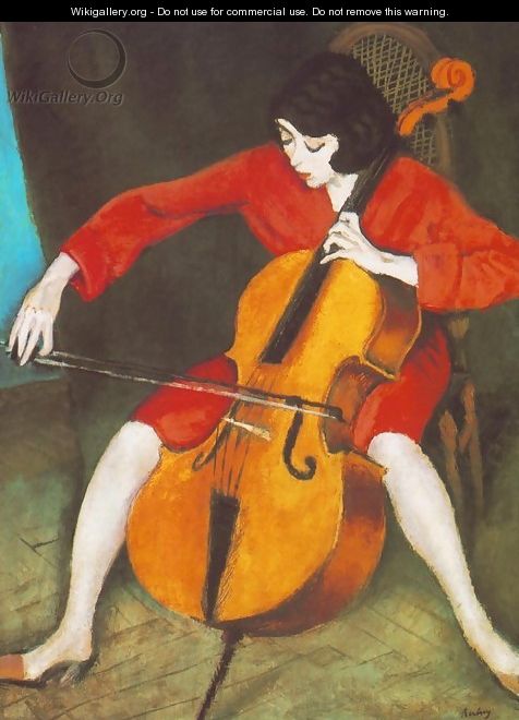 Woman Playing the Violoncello 1928 - Paul Brill