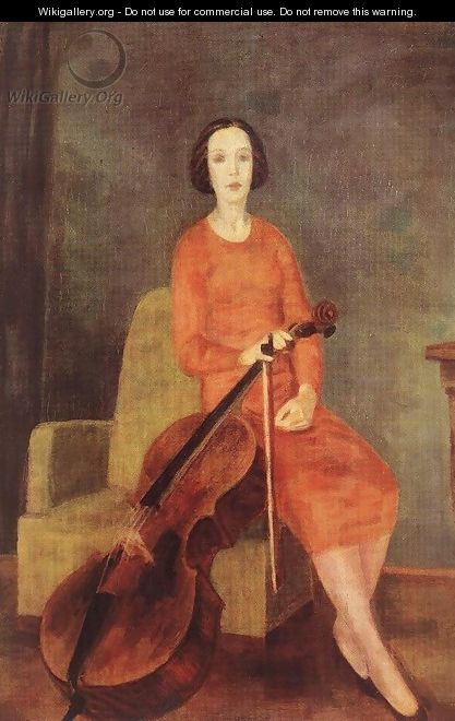 Woman Playing the Cello II 1937 - Paul Brill
