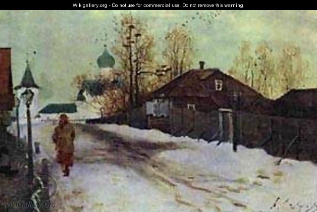 Mikhailovsky Street In Novgorod 1899 - Andrei Petrovich Ryabushkin