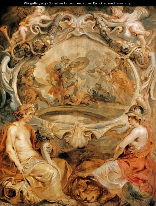 The Victory of Henry IV at Coutras 1628 - Peter Paul Rubens