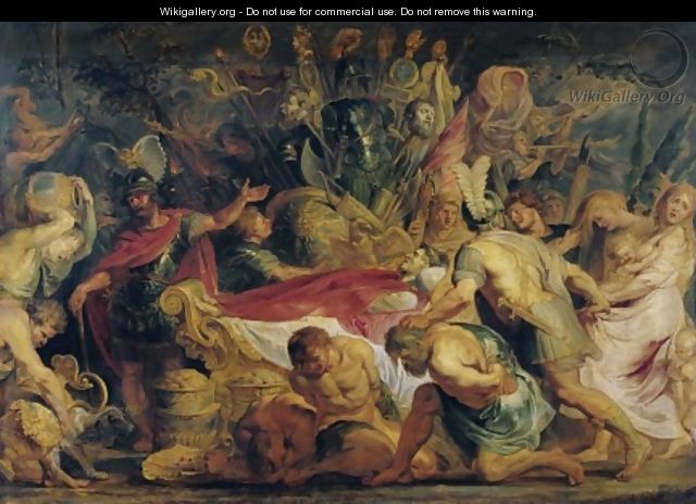 The Obsequies of Decius Mus - Peter Paul Rubens