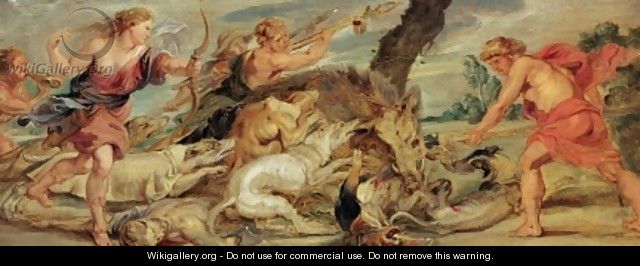 The Hunt of Meleager and Atalanta 1628 - Peter Paul Rubens