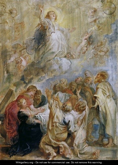 The Assumption of the Virgin modello 1637 - Peter Paul Rubens