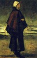 Fishmans Wife On The Beach 1882 - Vincent Van Gogh