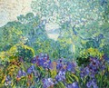 Landscape with Violet Irises 1903 - Leon De Smet