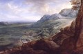 The Escorial from a Foothill of the Guadarrama Mountains - Lucas Van Uden