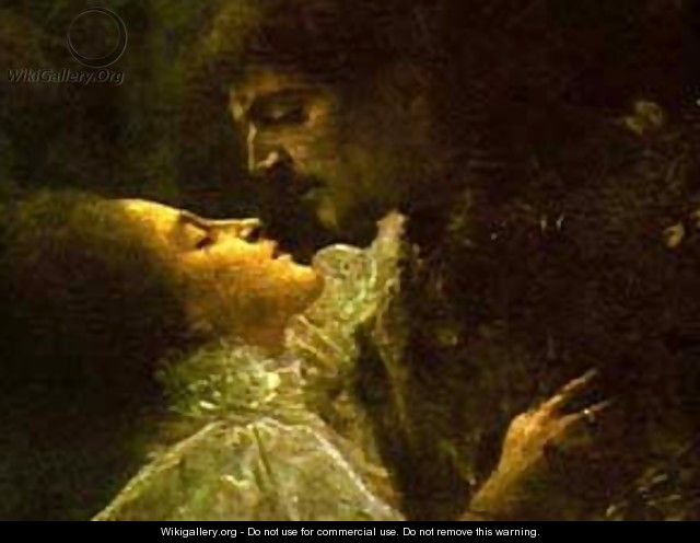 Love Detail 1895 - Gustav Klimt