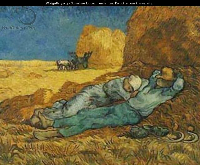 The Afternoon Siesta 1889 - Vincent Van Gogh