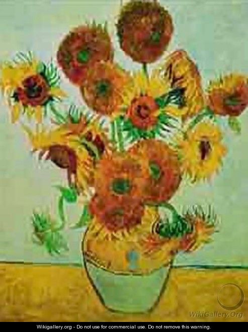 Still Life Vase With Fourteen Sunflowers 1883 - Vincent Van Gogh