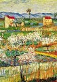 Peach Trees In Bloom 1888 - Vincent Van Gogh
