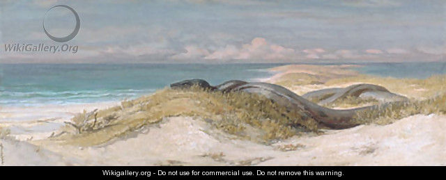 Lair of the Sea Serpent 1899 - Elihu Vedder