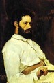Portrait Of The Sculptor Mark Antokolsky 1884 - Viktor Vasnetsov