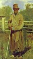 Peasant With A Pole Study 1877 - Viktor Vasnetsov