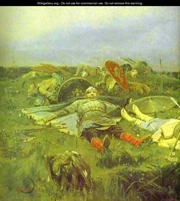 After Prince Igors Battle With The Polovtsy Detail 1880 - Viktor Vasnetsov