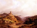 Beilstein on the Moselle - Barend Cornelis Koekkoek