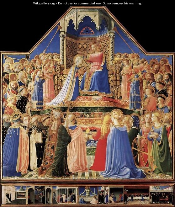 Coronation of the Virgin 1434-35 - Fra (Guido di Pietro) Angelico