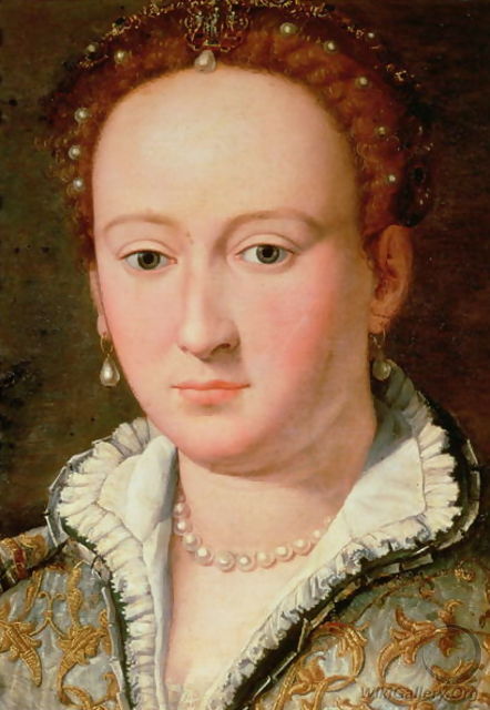 Portrait of Bianca Cappello 1580 - Alessandro Allori
