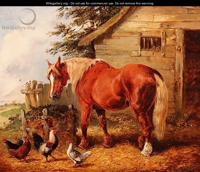 Outside the stable - Henry Alken