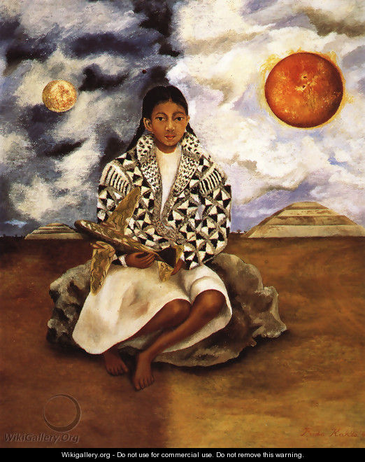 Portrait Of Lucha Maria Girl From Tehuacan 1942 - Frida Kahlo