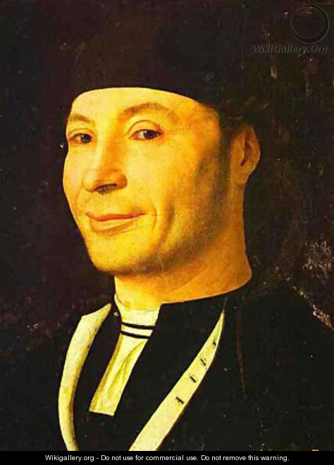 Portrait Of Unknown Man - Antonello da Messina Messina