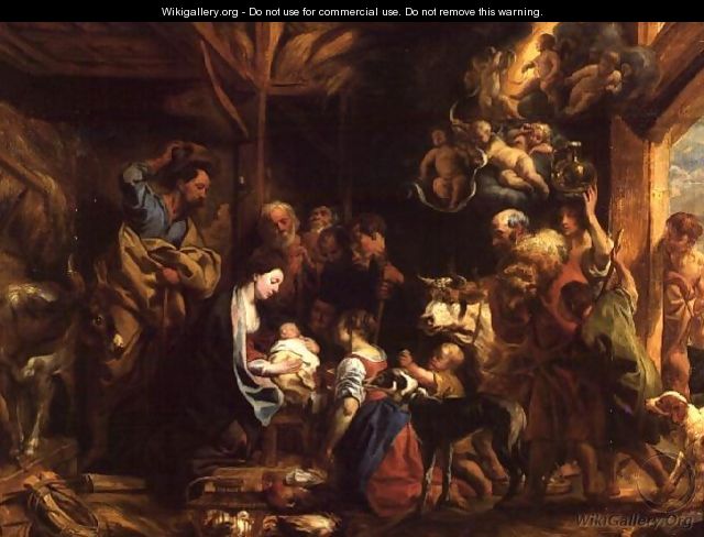 The Nativity - Jacob Jordaens