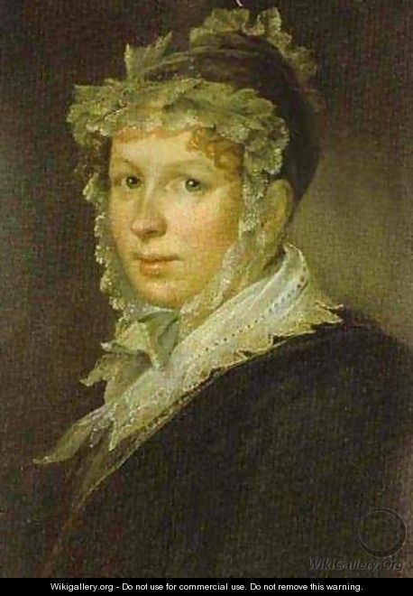 Portrait Of AI Tropinina The Artists Wife 1809 - Vasili Andreevich Tropinin