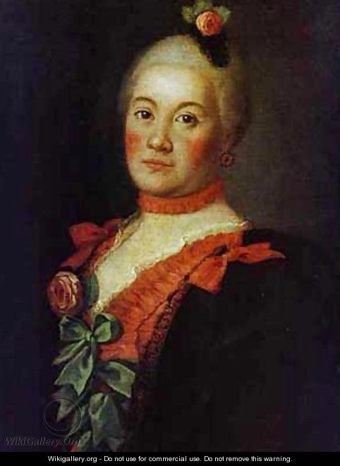 Portrait Of Princess T A Trubetzkaya 1761 - Aleksei Antropov