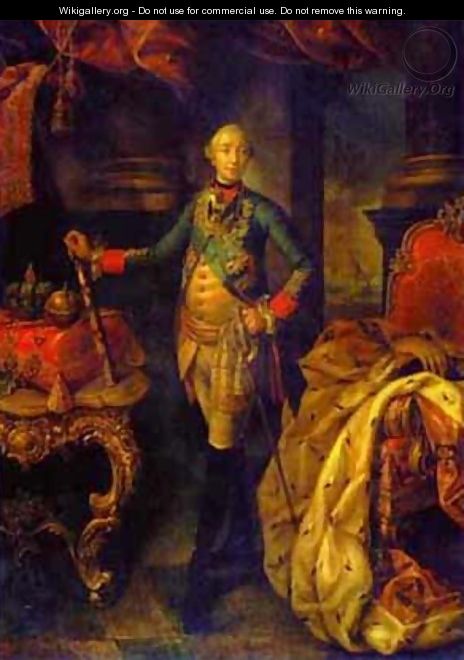 Portrait Of Emperor Peter III 1762 - Aleksei Antropov