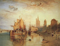 Cologne The Arrival of a Packed Boat Evening 1826 - Joseph Mallord William Turner