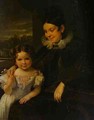 Portrait Of VI Yershova With Her Daughter 1831 - Vasili Andreevich Tropinin