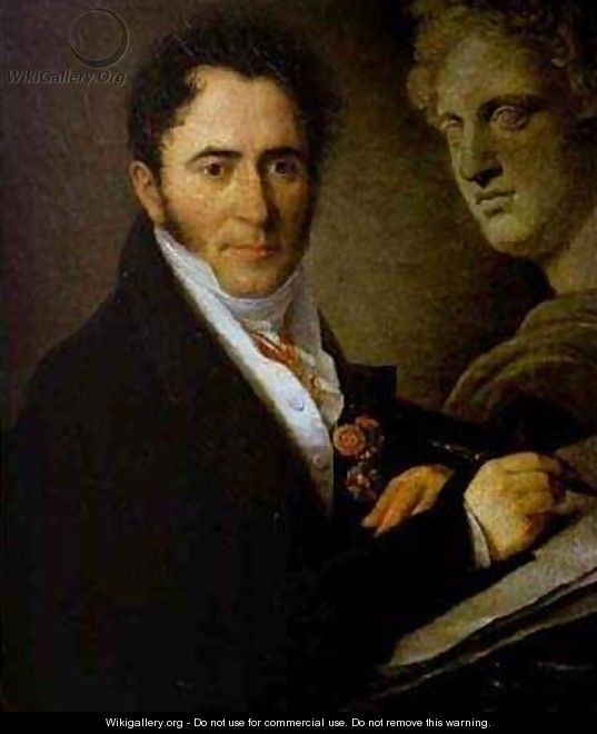 Portrait Of The Artist 1841 - Vasili Andreevich Tropinin