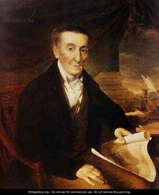 Portrait Of IL Lazarev 1822 - Vasili Andreevich Tropinin