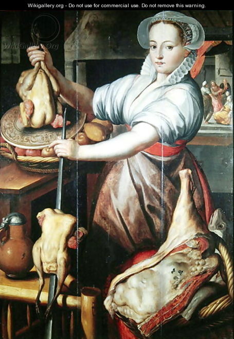 Martha Preparing Dinner for Jesus - Pieter Aertsen