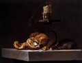 Still Life with Mouse and Candle 1647 - Willem Van Aelst
