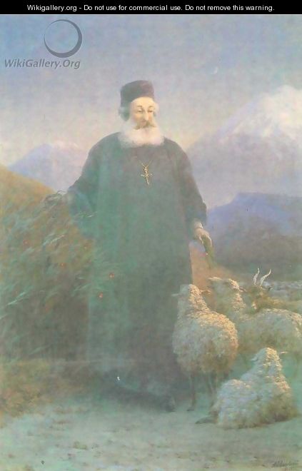 Katolikos Hrimyan near Emiadzin - Ivan Konstantinovich Aivazovsky