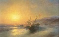 Capture Turkish kocherma - Ivan Konstantinovich Aivazovsky