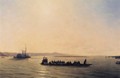 Alexander II Crossing the Danube - Ivan Konstantinovich Aivazovsky
