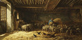 The Sheepfold 1857 - Charles Émile Jacque