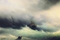 Ships in a Storm - Ivan Konstantinovich Aivazovsky
