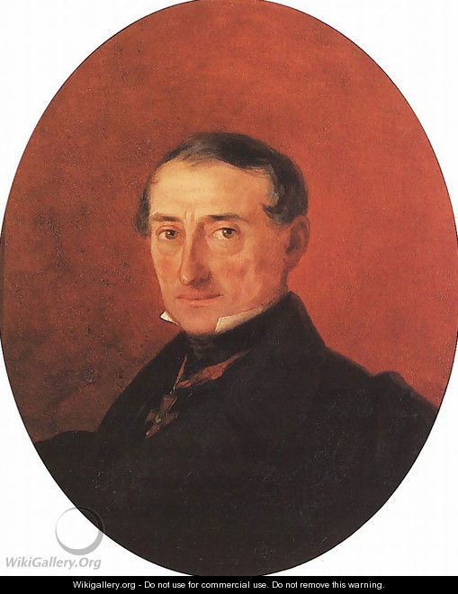 Portrait of A I Kaznacheev - Ivan Konstantinovich Aivazovsky