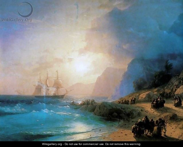 On the Island of Crete - Ivan Konstantinovich Aivazovsky