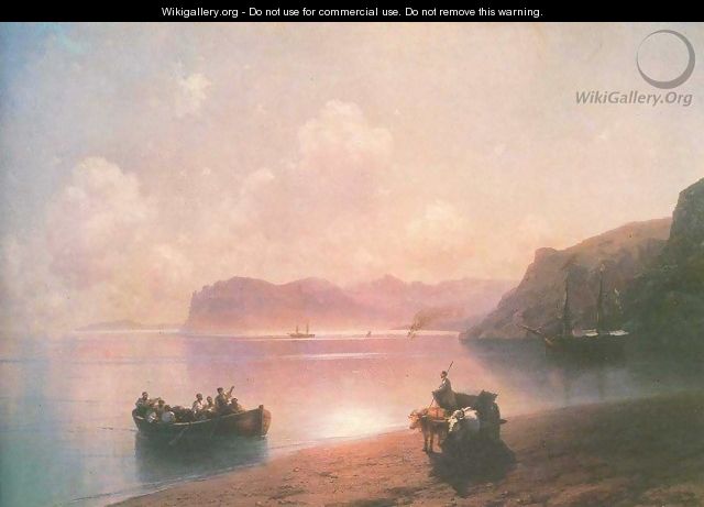 Morning on a sea - Ivan Konstantinovich Aivazovsky