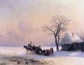 Winter Scene in Little Russia - Ivan Konstantinovich Aivazovsky