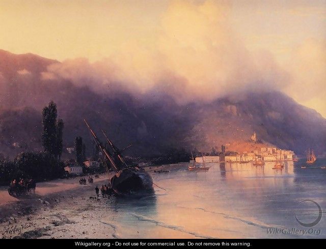 View of Yalta - Ivan Konstantinovich Aivazovsky