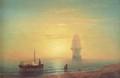 The sunset on sea - Ivan Konstantinovich Aivazovsky