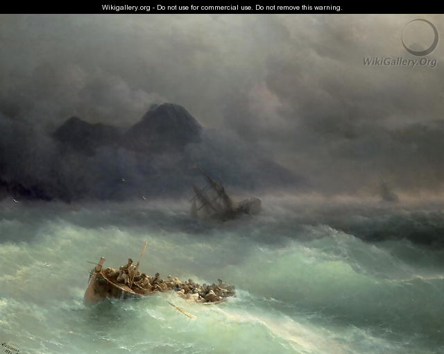 The Shipwreck 1873 - Ivan Konstantinovich Aivazovsky