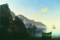 The seashore of Amalfi - Ivan Konstantinovich Aivazovsky