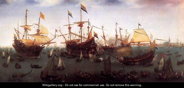 The Return in Amsterdam of the Second Expedition to the East Indies - Hendrick Cornelisz. Vroom