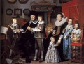 Portrait of Michiel van der Dussen and His Family - Hendrick Van Vliet