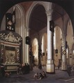 Interior of the Oude Kerk, Delft, with the Tomb of Admiral Tromp - Hendrick Van Vliet